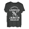 Eishockey Legenden sind im Januar geboren Geburtstag Motiv T-Shirt