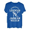 Eishockey Legenden sind im Januar geboren Geburtstag Motiv T-Shirt