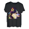 Husky buntes Pop Art Porträt für Hundebesitzer Chukcha Sibe T-Shirt