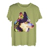 Husky buntes Pop Art Porträt für Hundebesitzer Chukcha Sibe T-Shirt