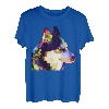 Husky buntes Pop Art Porträt für Hundebesitzer Chukcha Sibe T-Shirt