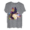 Husky buntes Pop Art Porträt für Hundebesitzer Chukcha Sibe T-Shirt