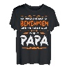 Spruch Ich Versuche Mich Zu Benehmen Papa Vater Sohn Tochter T-Shirt