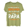 Spruch Ich Versuche Mich Zu Benehmen Papa Vater Sohn Tochter T-Shirt