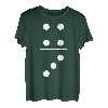 Fasching & Karneval 3/4 Domino Stein Kostüm T-Shirt