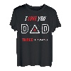 Love You 3000 Outfit Film Zitat - Für Papa T-Shirt