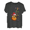Gitarren-Weihnachtsmannmütze Rentier Gitarrenliebhaber Weihnachten T-Shirt