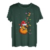 Gitarren-Weihnachtsmannmütze Rentier Gitarrenliebhaber Weihnachten T-Shirt