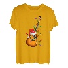 Gitarren-Weihnachtsmannmütze Rentier Gitarrenliebhaber Weihnachten T-Shirt