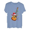 Gitarren-Weihnachtsmannmütze Rentier Gitarrenliebhaber Weihnachten T-Shirt