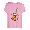 Gitarren-Weihnachtsmannmütze Rentier Gitarrenliebhaber Weihnachten T-Shirt
