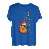 Gitarren-Weihnachtsmannmütze Rentier Gitarrenliebhaber Weihnachten T-Shirt