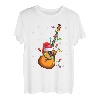 Gitarren-Weihnachtsmannmütze Rentier Gitarrenliebhaber Weihnachten T-Shirt
