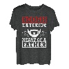 Rough Exterior, Heart Of A Father, Vatertags-Tattoo T-Shirt