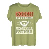 Rough Exterior, Heart Of A Father, Vatertags-Tattoo T-Shirt