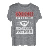 Rough Exterior, Heart Of A Father, Vatertags-Tattoo T-Shirt