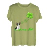 Irish Lucky with French Bulldog T-Shirt Französische Bulldogge T-Shirt