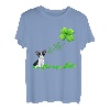 Irish Lucky with French Bulldog T-Shirt Französische Bulldogge T-Shirt