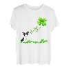 Irish Lucky with French Bulldog T-Shirt Französische Bulldogge T-Shirt