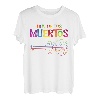 Bunte Gitarre Sugar Skull Day Of Death Dia De Los Muertos T-Shirt