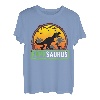 Herren Papasaurus T-Rex Papa | 2 Kinder Dino Vater | Vatertag T-Shirt