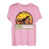 Herren Papasaurus T-Rex Papa | 2 Kinder Dino Vater | Vatertag T-Shirt