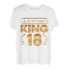 Herren 18. Geburtstag Geschenk Jahrgang 2002 Birthday King Krone T-Shirt