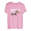 Damen Dackel Mama Hundemama Hundehalterin Hunde Gassi Geschenk T-Shirt