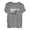 Damen Dackel Mama Hundemama Hundehalterin Hunde Gassi Geschenk T-Shirt