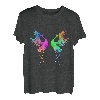 Kranich Blumen Kraniche Storch Vogel Origami Vogelliebhaber T-Shirt