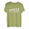 Flag Football Evolution von Herren Junge auf Flag Football T-Shirt