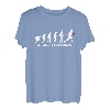 Flag Football Evolution von Herren Junge auf Flag Football T-Shirt