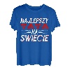 Herren Ojciec Tata Vater Polska Polnischer Papa Spruch Geschenk T-Shirt