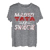 Herren Ojciec Tata Vater Polska Polnischer Papa Spruch Geschenk T-Shirt