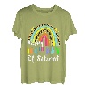 Kinder Happy 100th Days Of School Leopard Regenbogen Lehrer Kind T-Shirt