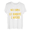Herren Lustiges Geschenk Apero Karate T-Shirt T-Shirt