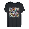 Graffiti Künstler Pattern Muster Straßenkunst Streetart T-Shirt