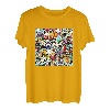 Graffiti Künstler Pattern Muster Straßenkunst Streetart T-Shirt