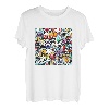 Graffiti Künstler Pattern Muster Straßenkunst Streetart T-Shirt