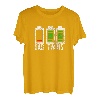 Herren Vater von Zwillingen - Leerer Akku Vaterschaft Humor T-Shirt