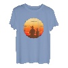 Angler Vater Sohn Angeln Papa Geschenk zum Fischen T-Shirt