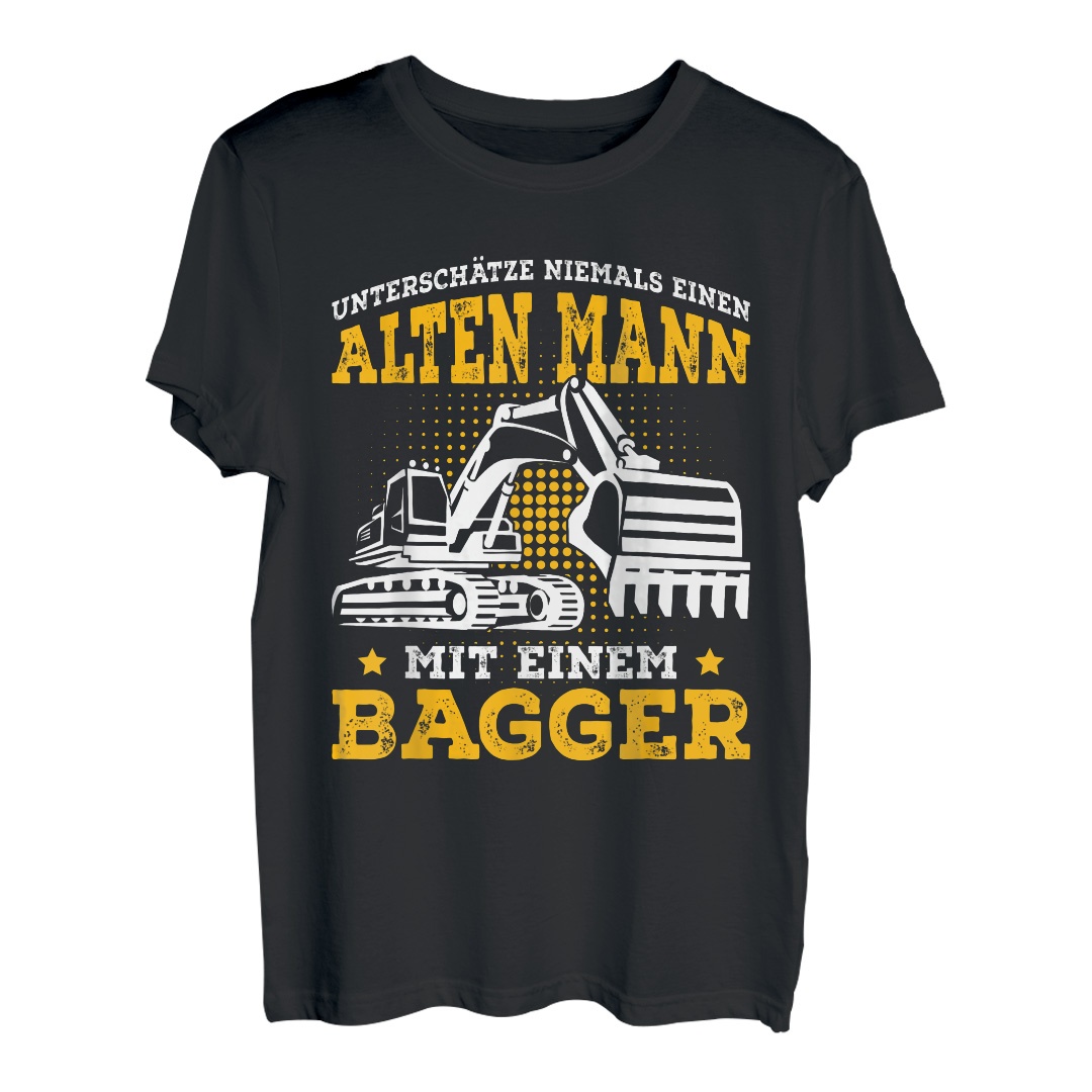 Witzige und originelle TShirt Ideen mit Bagger Sprüchen Hapfox