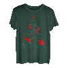 Merry Catmas Pullover für Katzen, Weihnachtsbaum, Schal T-Shirt