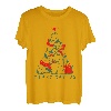 Merry Catmas Pullover für Katzen, Weihnachtsbaum, Schal T-Shirt