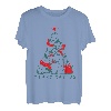 Merry Catmas Pullover für Katzen, Weihnachtsbaum, Schal T-Shirt
