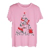 Merry Catmas Pullover für Katzen, Weihnachtsbaum, Schal T-Shirt