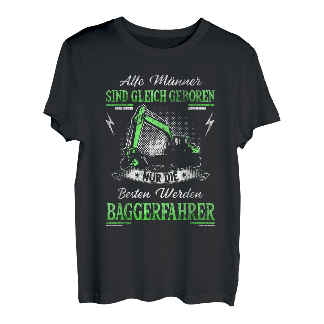 Originelle und witzige Spruch TShirt Ideen für Baggerfahrer Hapfox