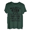 Vintage 1973 50 Jahre 50. Geburtstag Mann Frau März 1973 T-Shirt