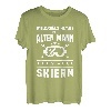 Herren Unterschätze niemals einen alten Mann auf Skiern - Skifahrer T-Shirt