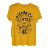50. Geburtstag Geschenk Mann Mythos Legende März 1973 T-Shirt